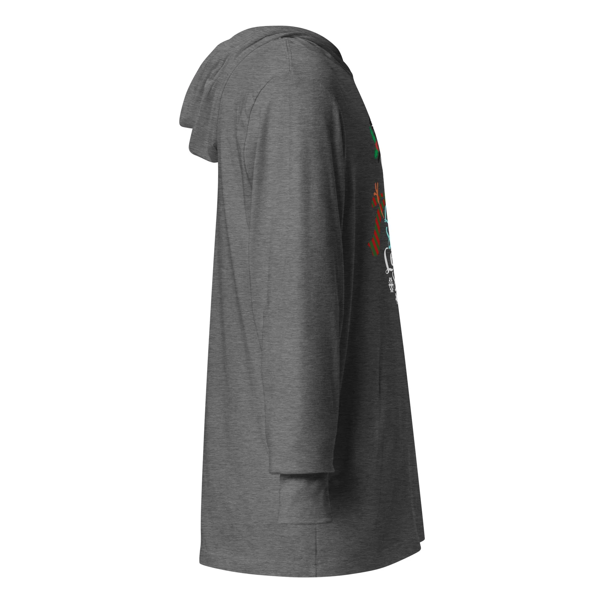 "Let It Snow" Hooded Long-Sleeve Tee (Several Colors Available)