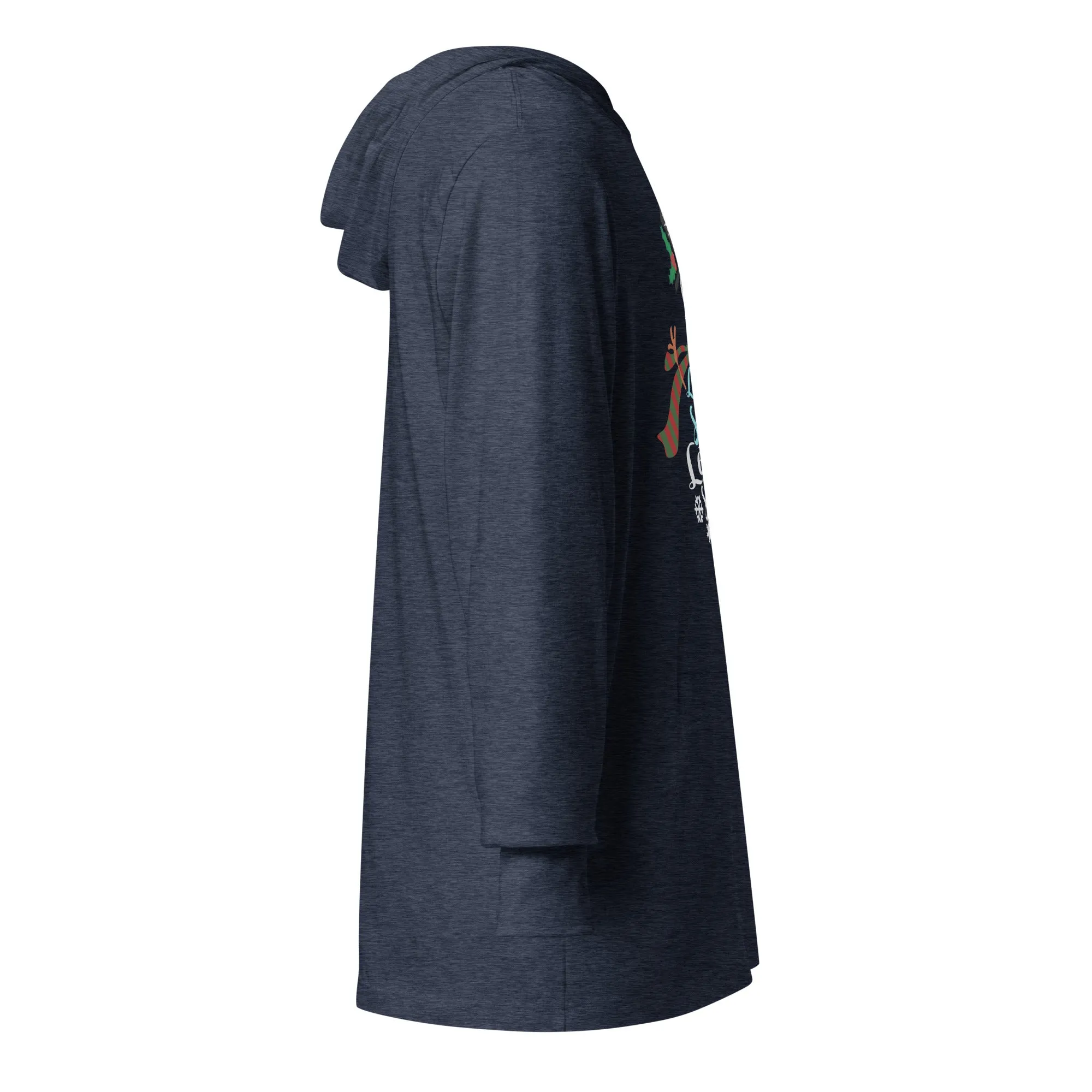 "Let It Snow" Hooded Long-Sleeve Tee (Several Colors Available)
