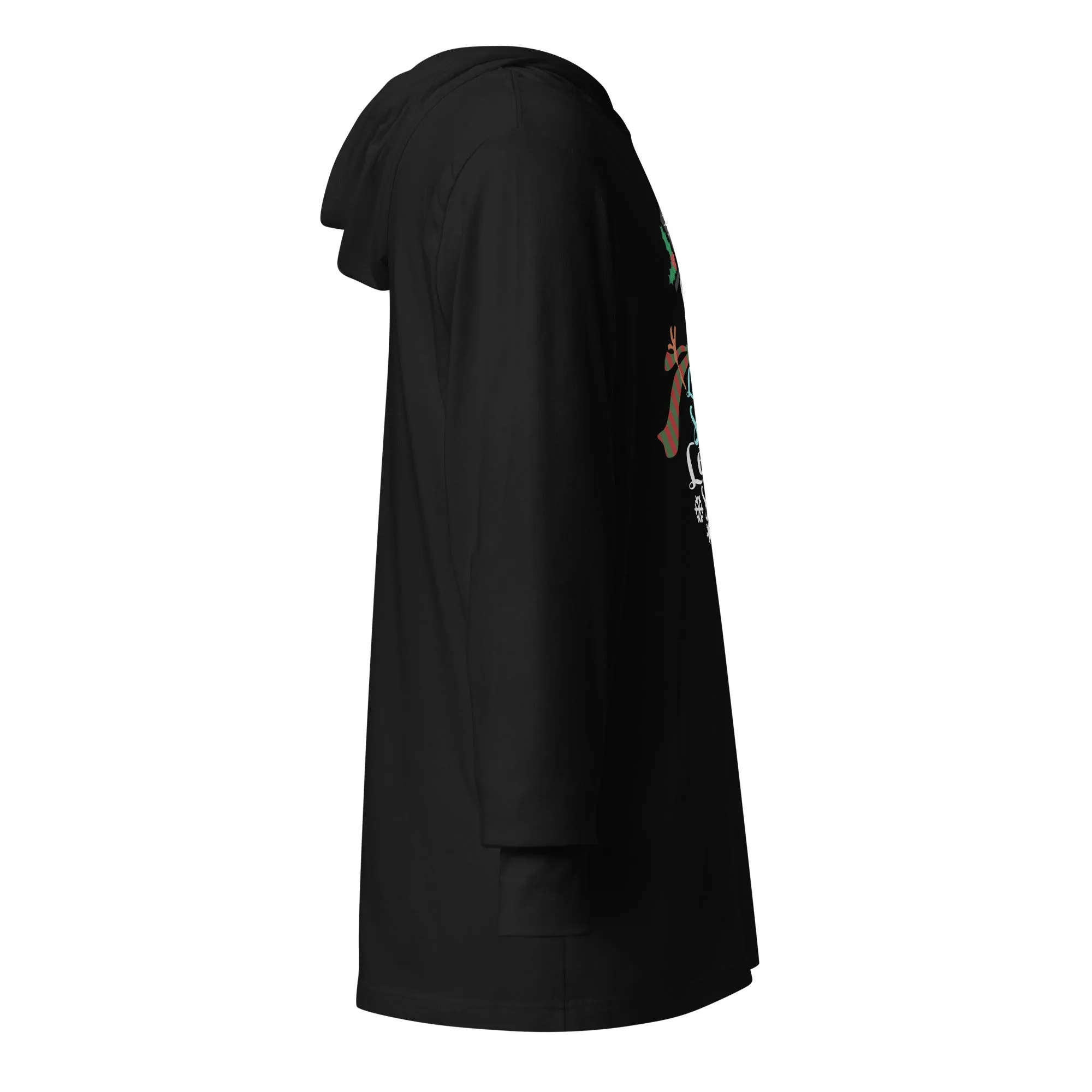 "Let It Snow" Hooded Long-Sleeve Tee (Several Colors Available)