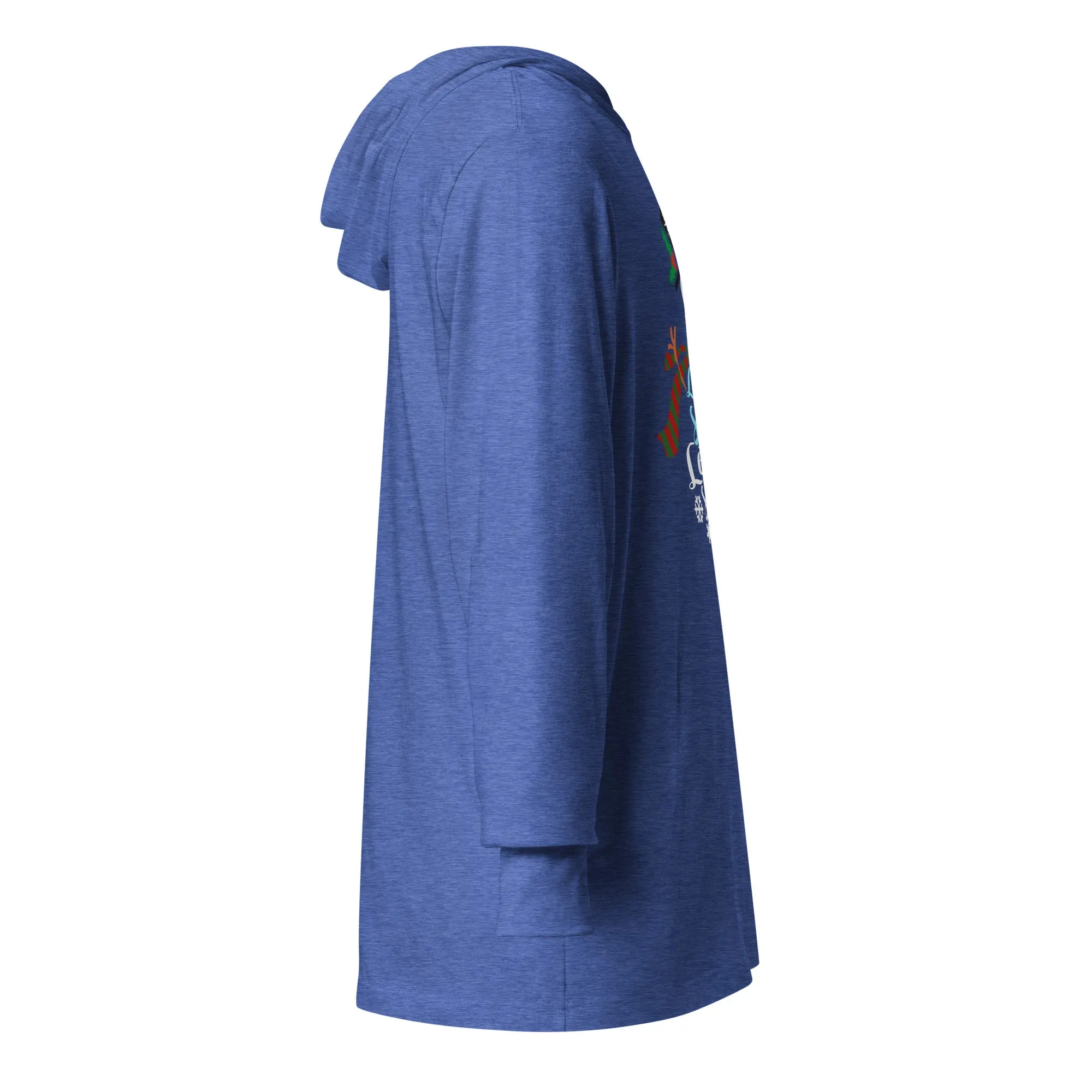 "Let It Snow" Hooded Long-Sleeve Tee (Several Colors Available)
