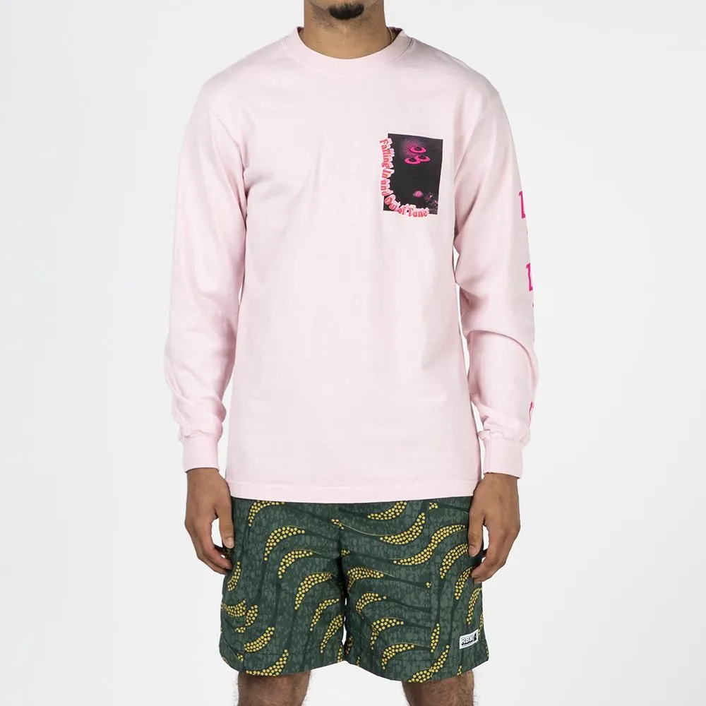 Real Bad Man Conflict Long Sleeve T-shirt / Pink