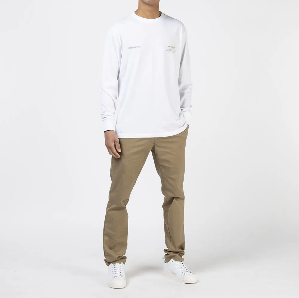 Reception S.C. Chez Za Long Sleeve T-shirt / White