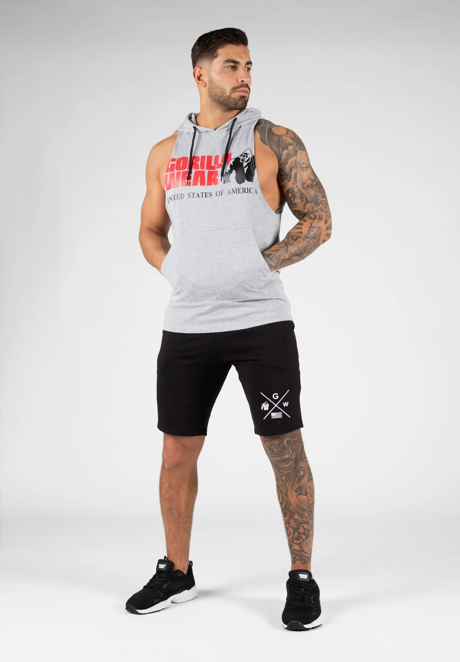 Rogers Hooded Tank Top - Gray Melange