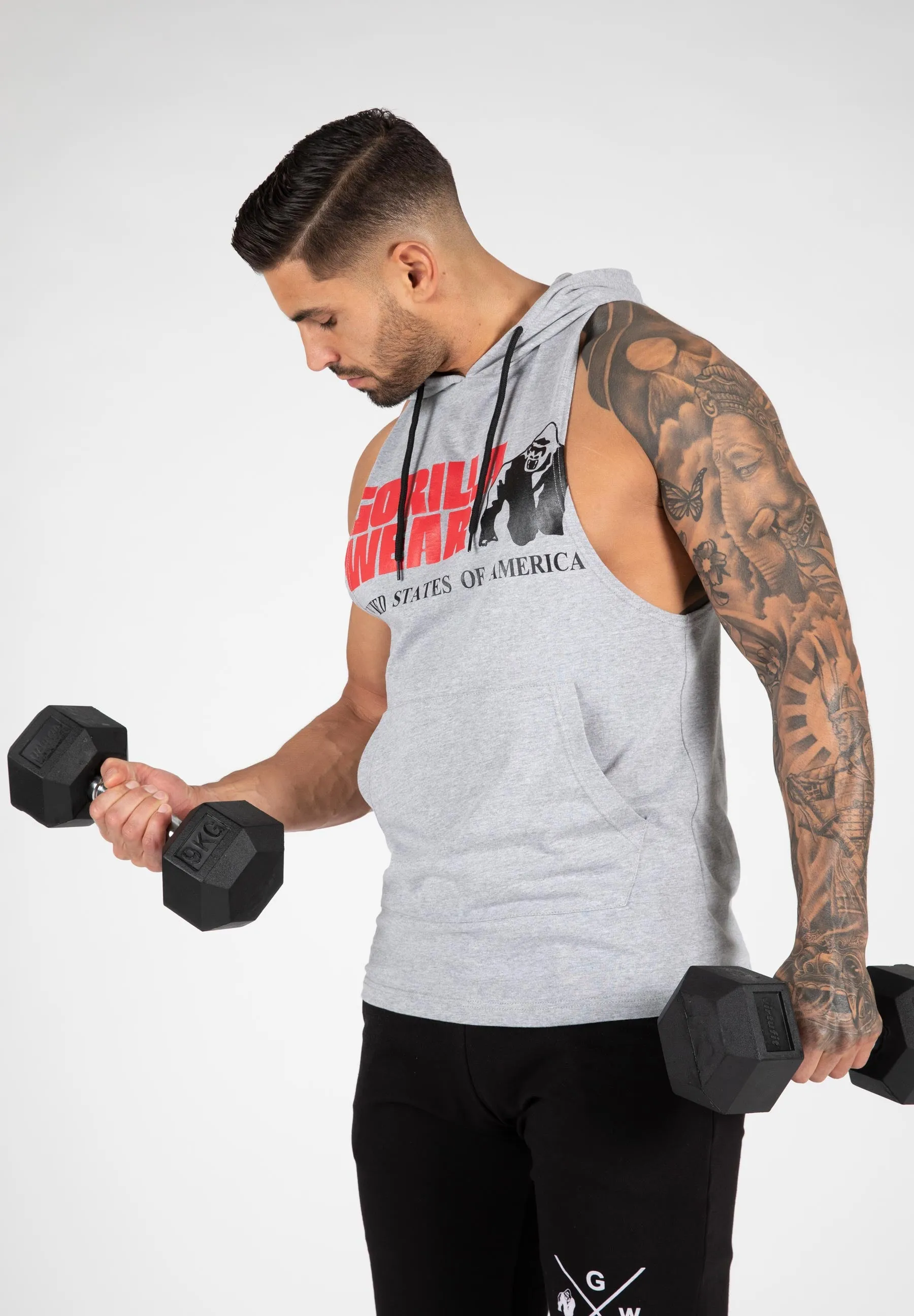 Rogers Hooded Tank Top - Gray Melange