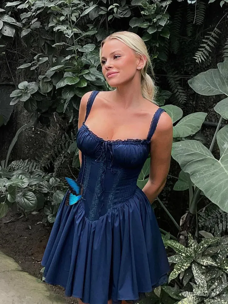 Rustic Romance Corset Mini Elegance Dress