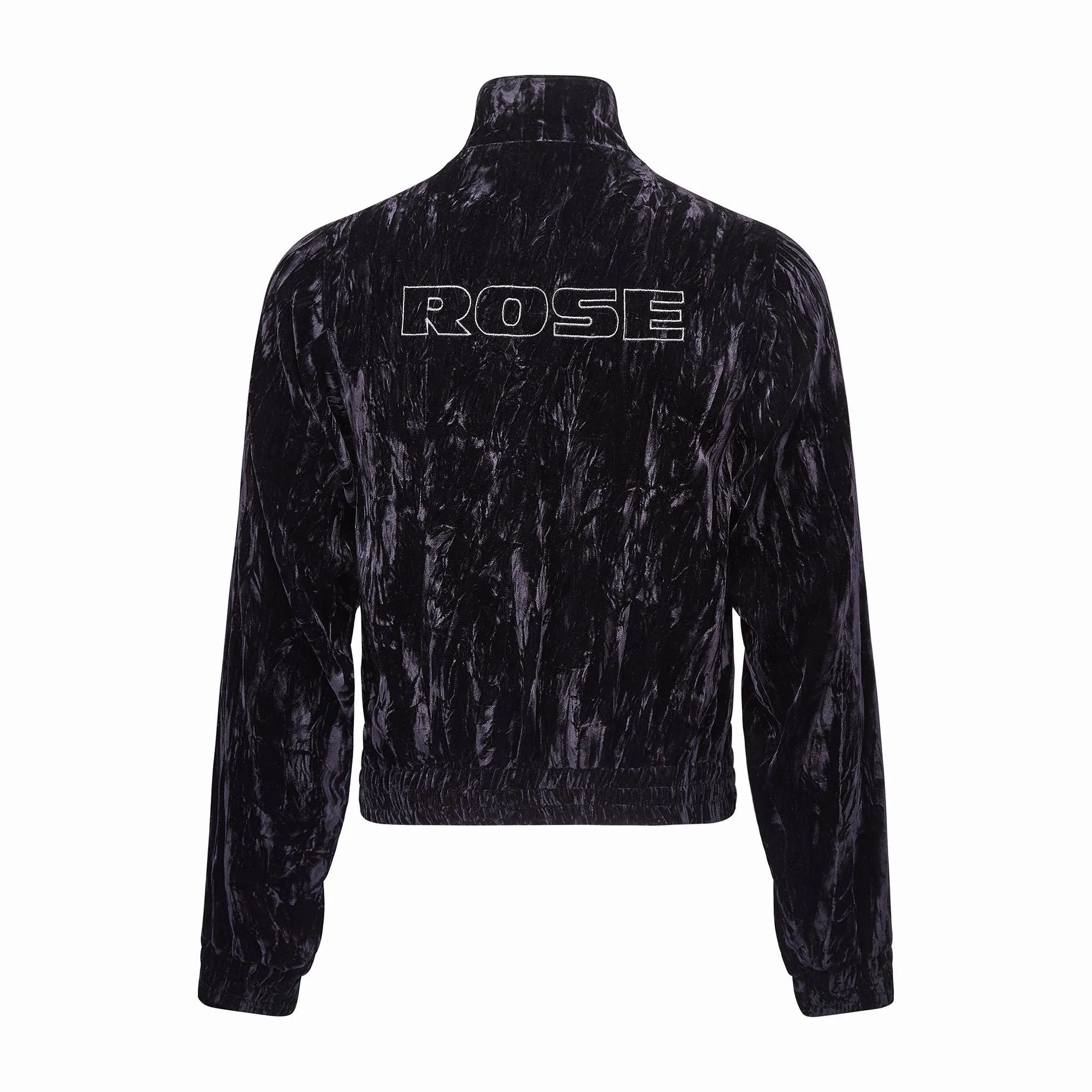 SHRUNKEN TRACK JACKET in BLACK