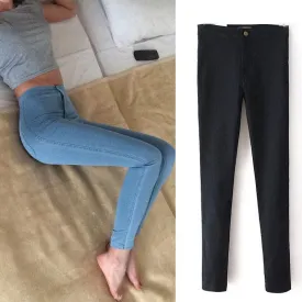Skinny High Waist Denim Jeans