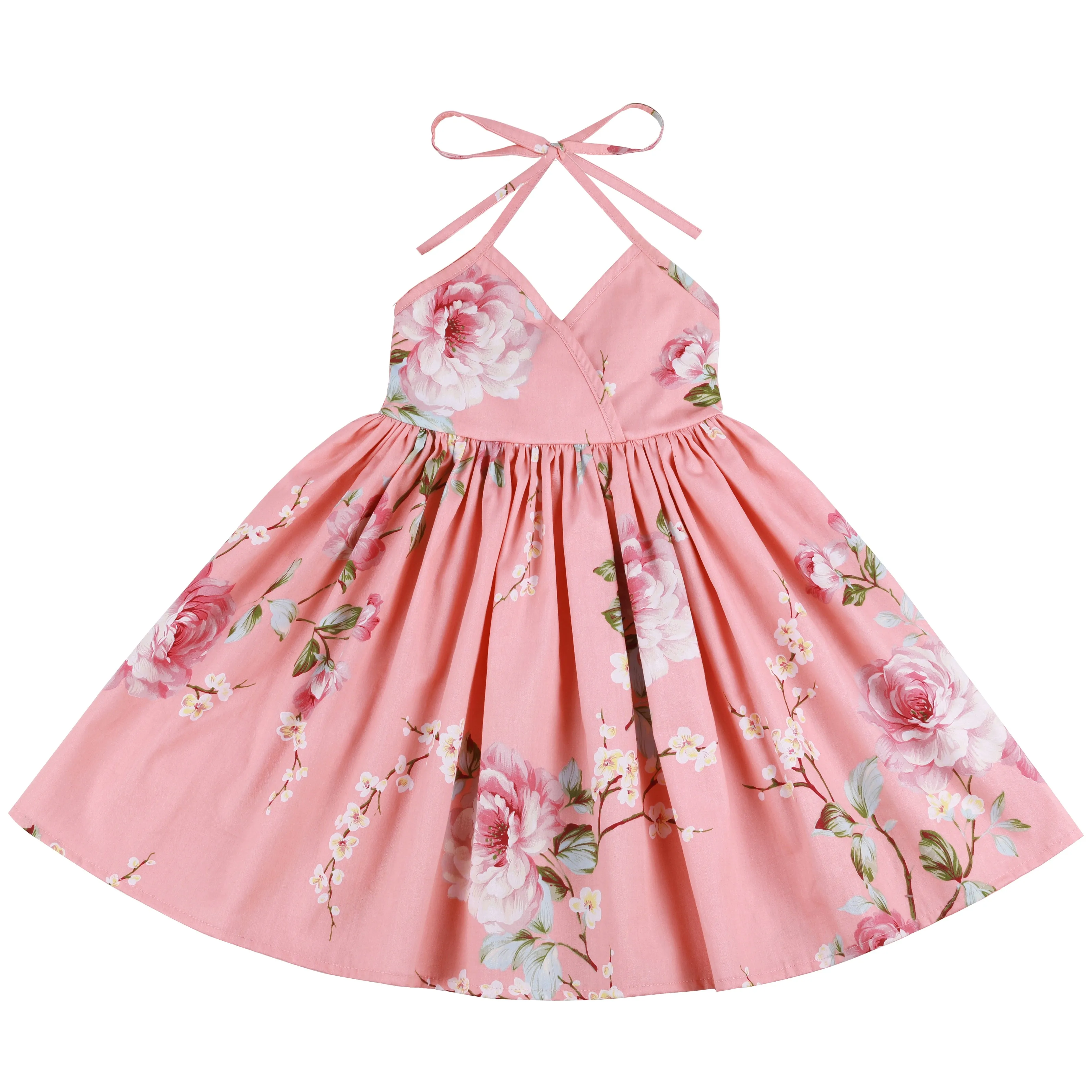 Sleeveless Floral Dress