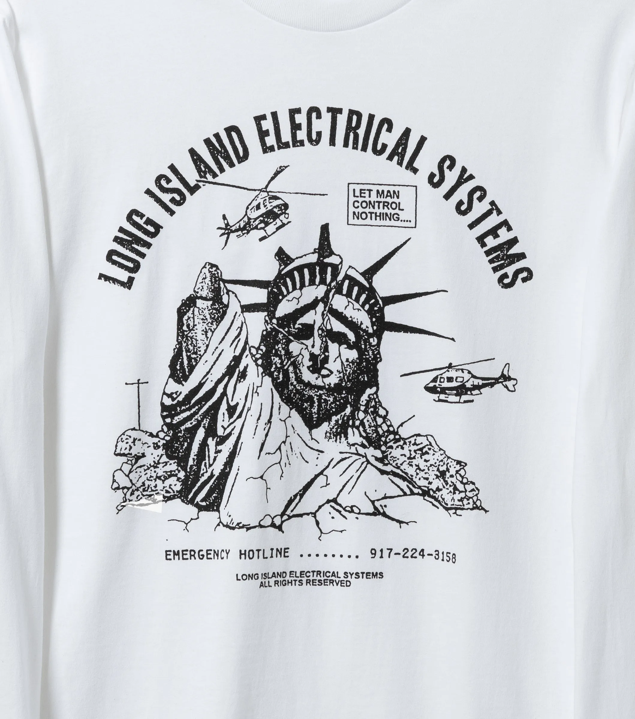 Statue L.S. Tee (White)