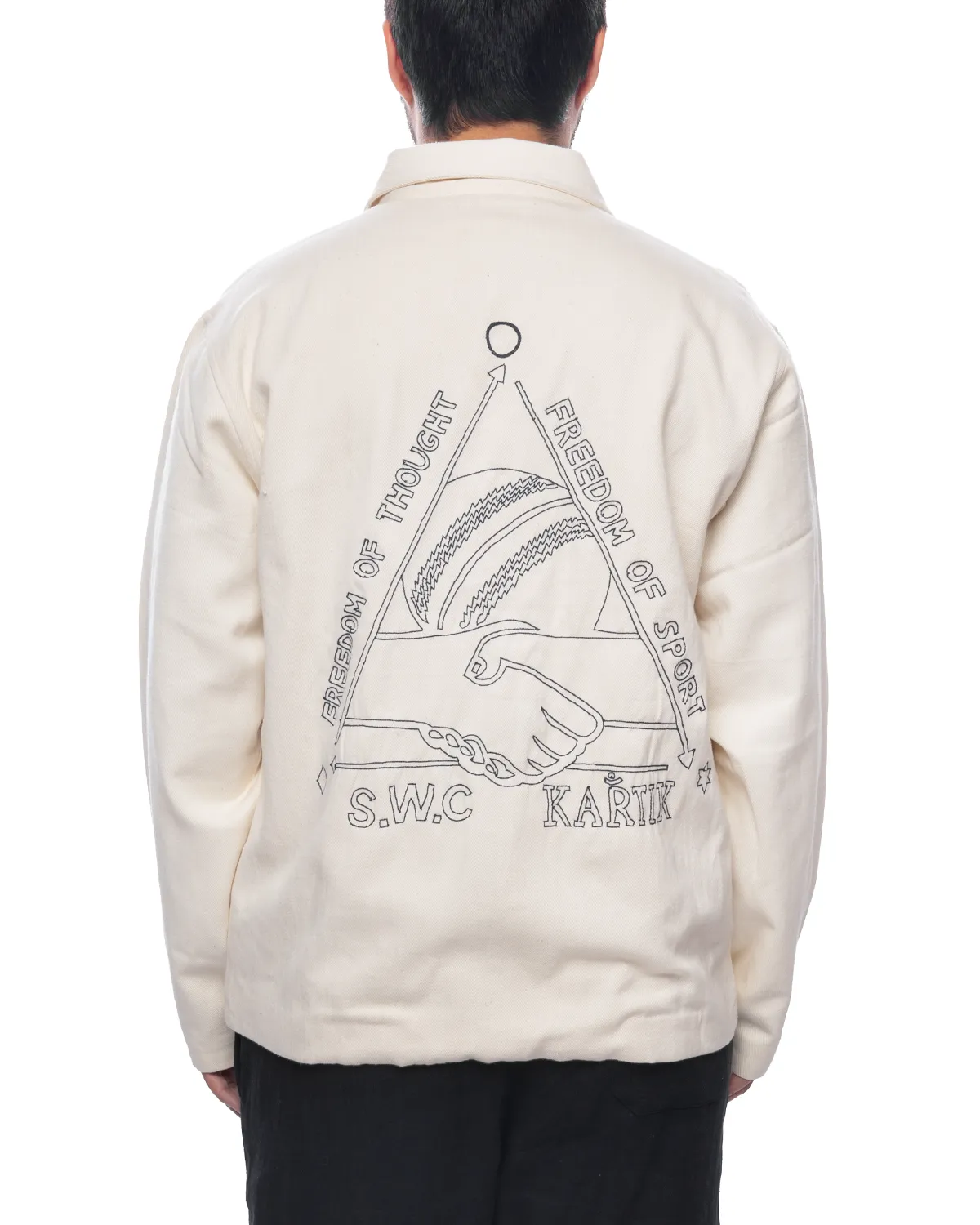 S.W.C. & Kartik Research Chore Jacket Ecru
