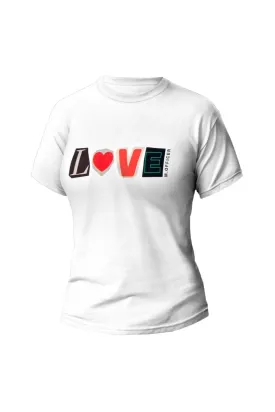 T-SHIRT M/BABADO LOVE JOURNAL