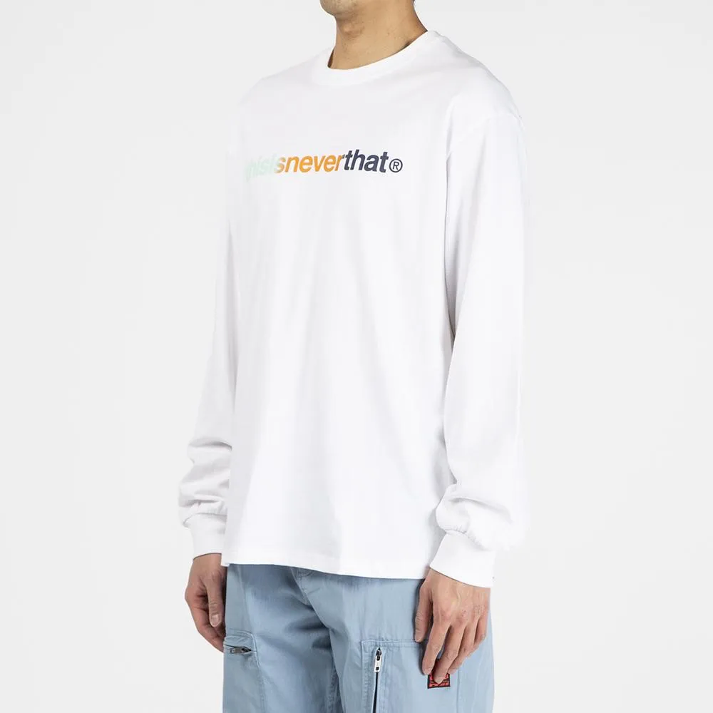 thisisneverthat T-Logo Long Sleeve T-shirt / White