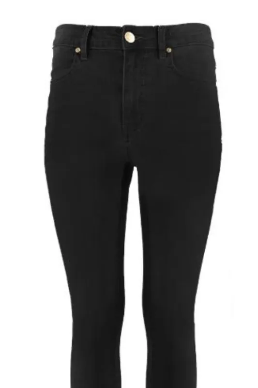 Washed Out Skinny Jeans - Black