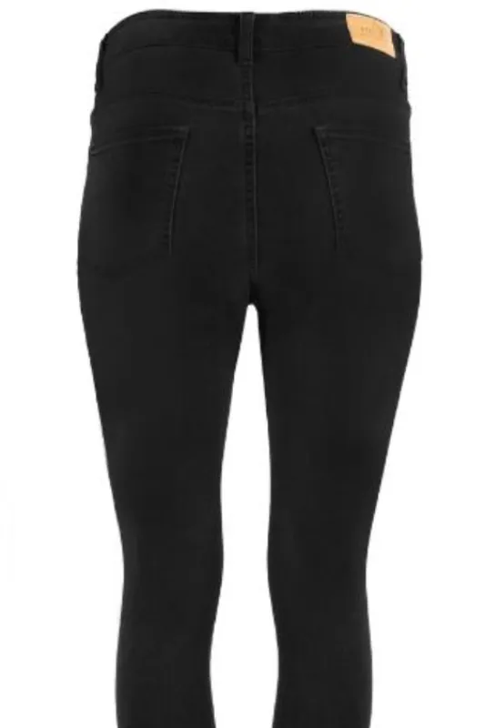Washed Out Skinny Jeans - Black