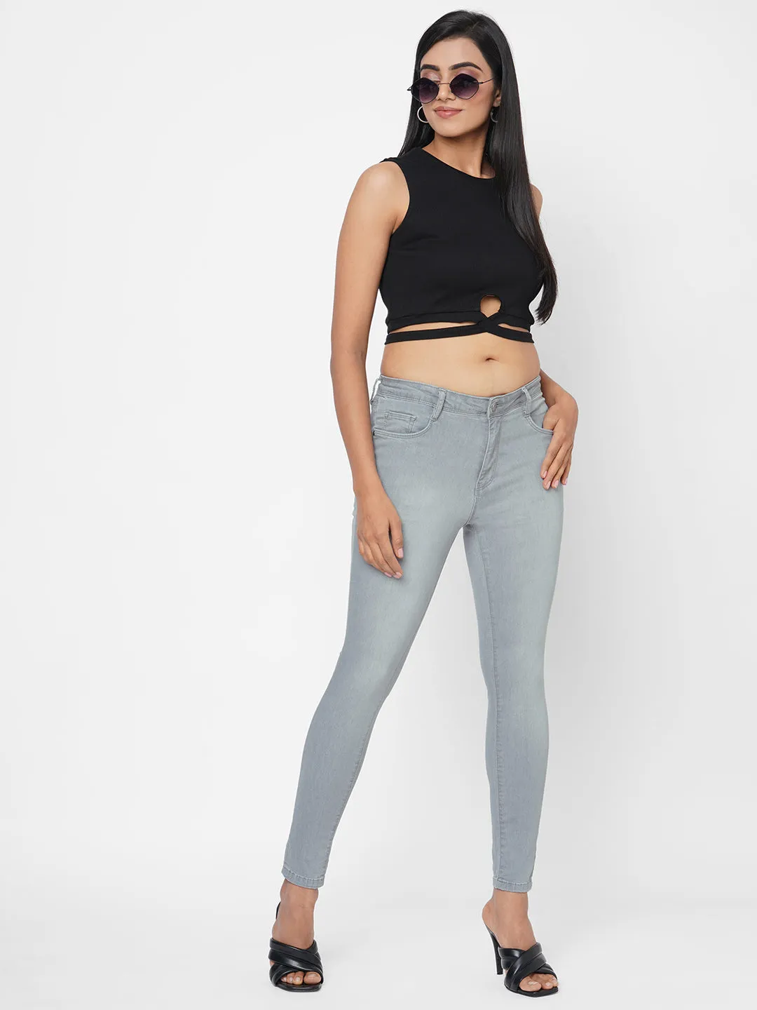 Women High-Rise Skinny Fit Jeans