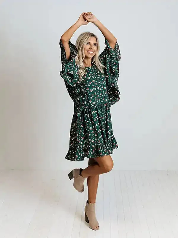 Women’s Leopard Print Slouchy Fit Dress