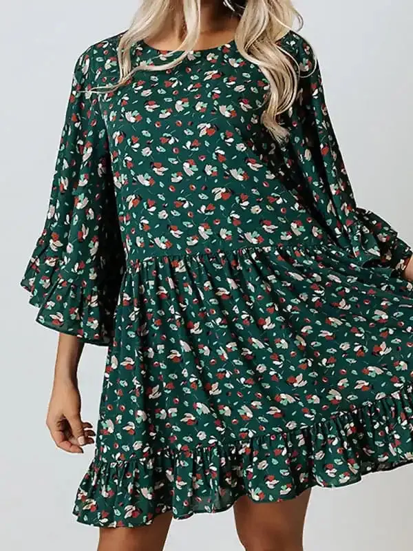 Women’s Leopard Print Slouchy Fit Dress