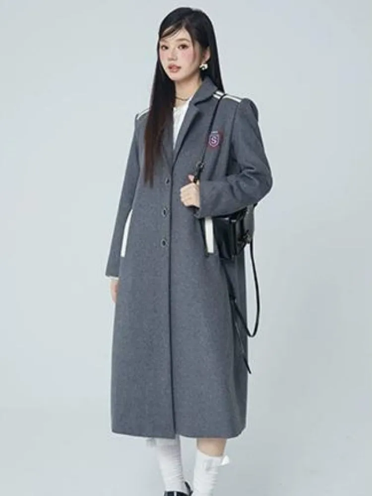 Wool coat with detachable hood【s0000004058】