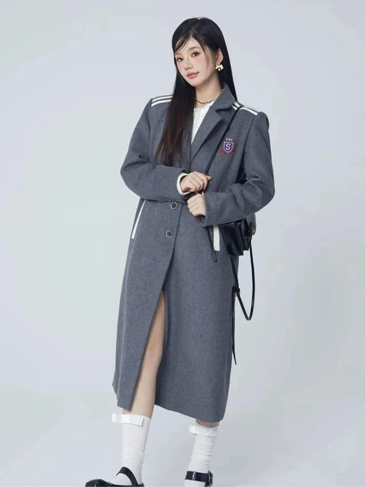 Wool coat with detachable hood【s0000004058】
